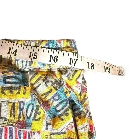 Lularoe 2X license plate Jax joggers NWT. Elastic bottom , drawstring & pockets. - Picture 9 of 12